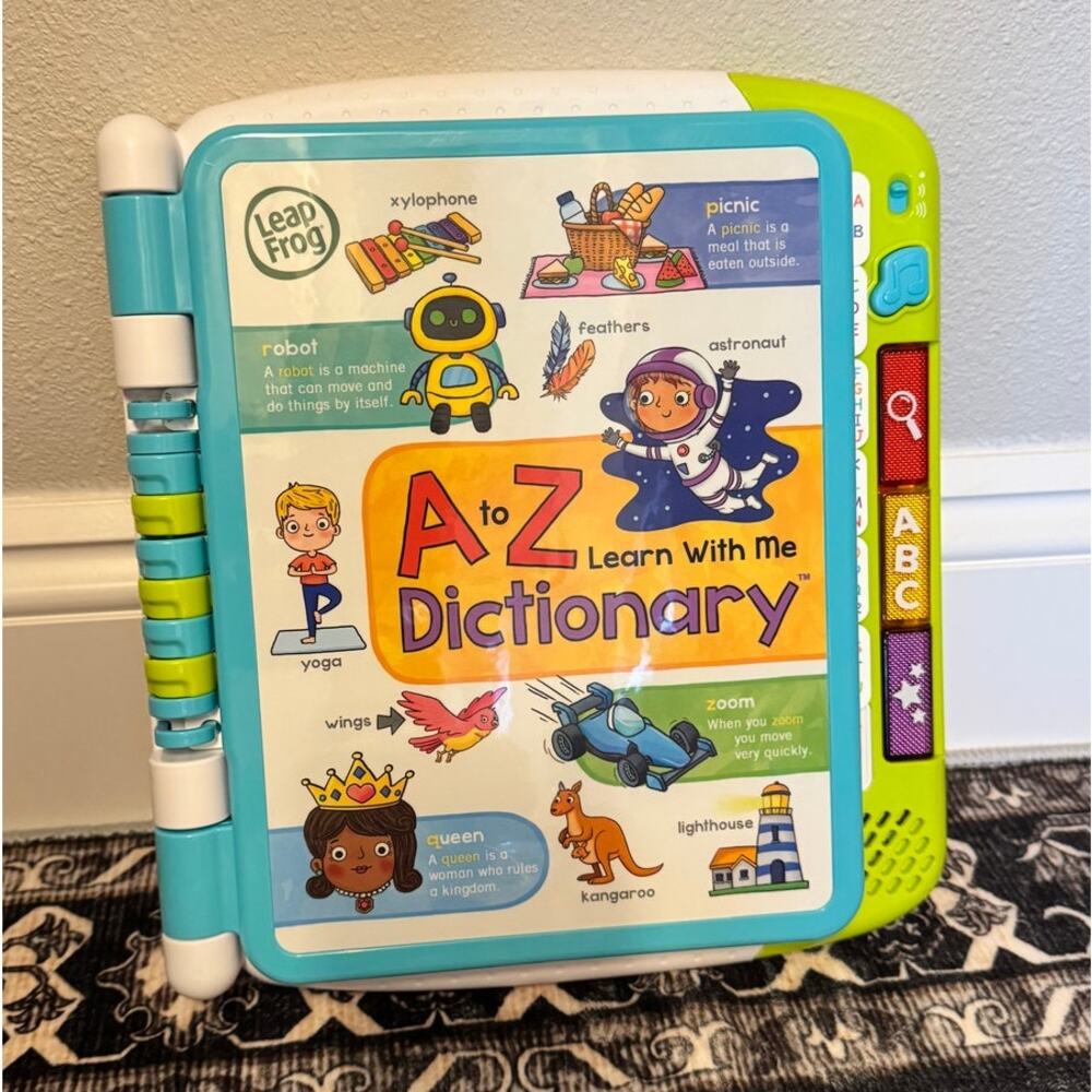 LeapFrog A to Z Learn With Me Dictionary Interactive Educational Book Toy